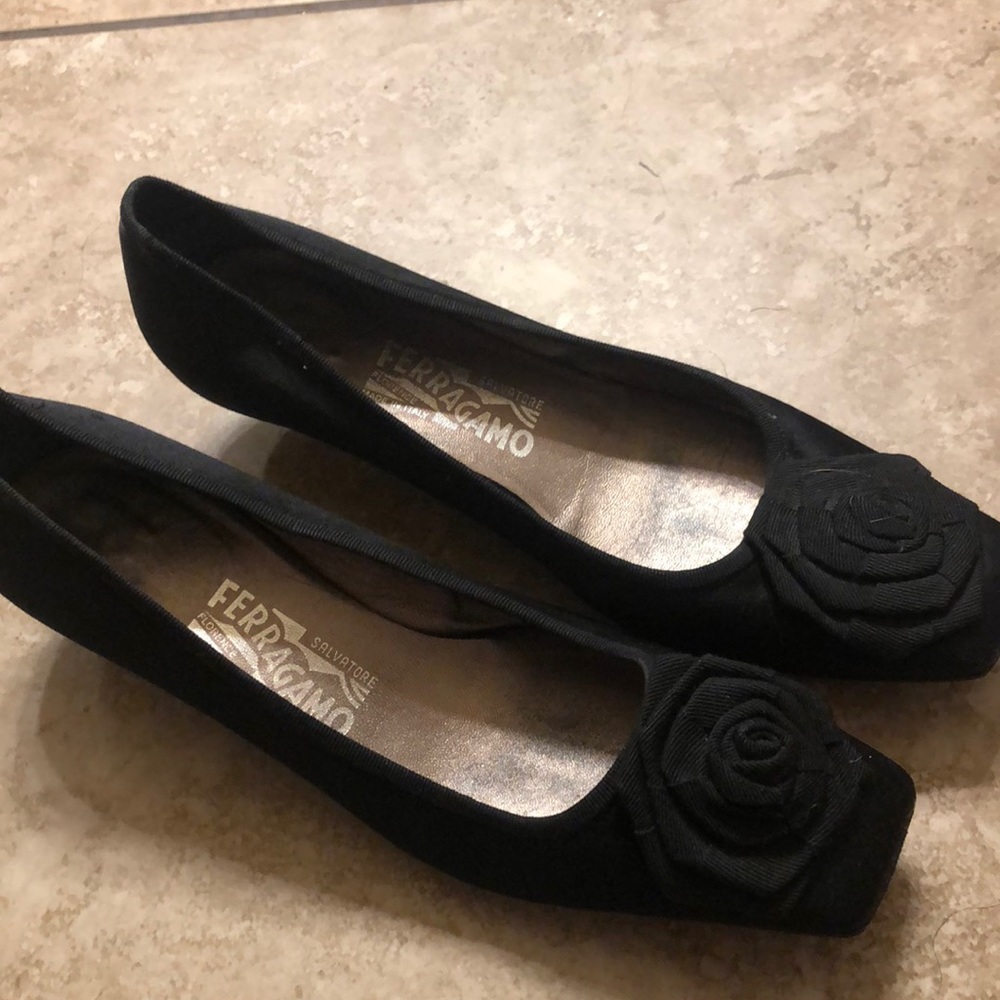 Salvatore Ferragamo Italian low heels